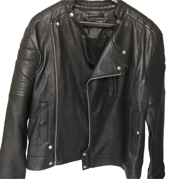 One Man Show Jadakiss Motorcycle Lambskin Jacket - Picture 3 of 12
